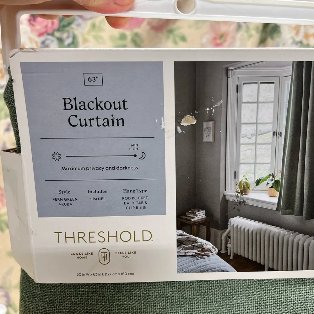 Blackout curtain 63”
